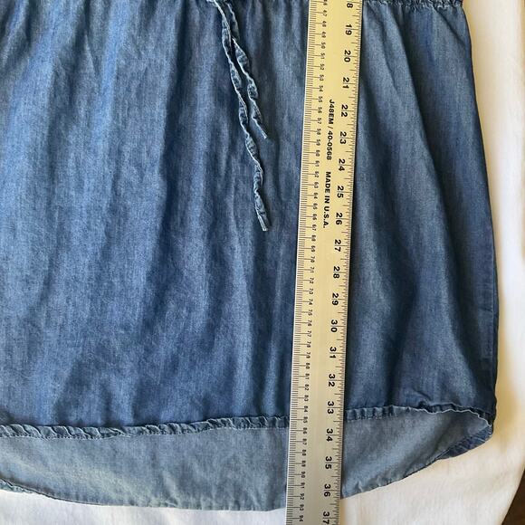 Gloria Vanderbilt Women’s 3/4 Sleeve Knee Length Soft Denim Dress size M, Blue - Picture 4 of 13